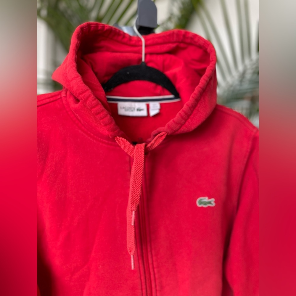 Red Lacoste Sport Jacket - Picture 5 of 9